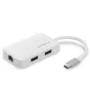 Edimax EU-4308 USB-C-hub, 3x USB 3.0 + Gigabit Ethernet
