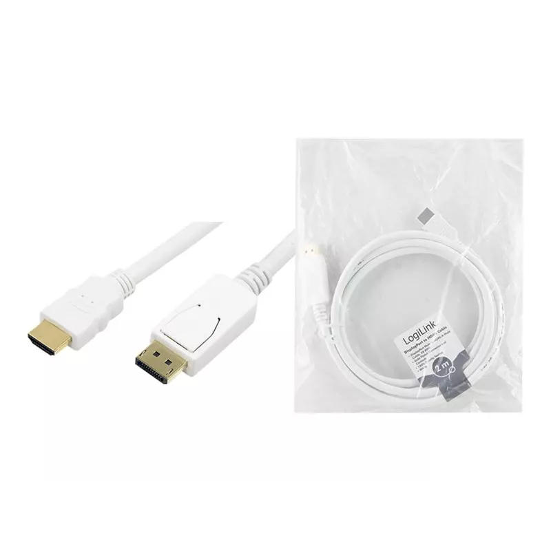 Kabel HDMI-DP LogiLink CV0055 2 m