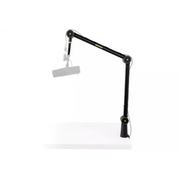 Desktop-microfoonstandaard Shure SH-BROADCAST1 — staal, in hoogte verstelbaar, zwart, 1,81 kg