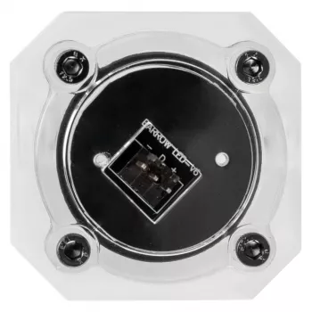 Debietmeter Barrow SLFV1-RGB ARGB acryl inline voor aangepaste waterkoelingscircuits