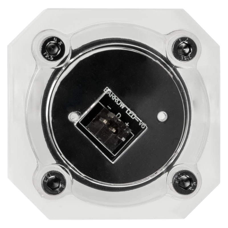 Debietmeter Barrow SLFV1-RGB ARGB acryl inline voor aangepaste waterkoelingscircuits