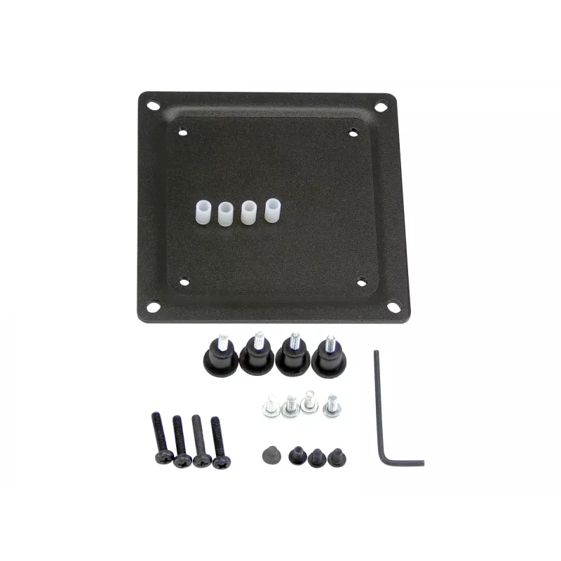 Conversion Plate Kit Ergotron 75 mm naar 100 mm zwart staal