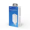 SAVIO LA-07 GaN 65W voeding, USB, QC4.0+, PD 3.0, wit
