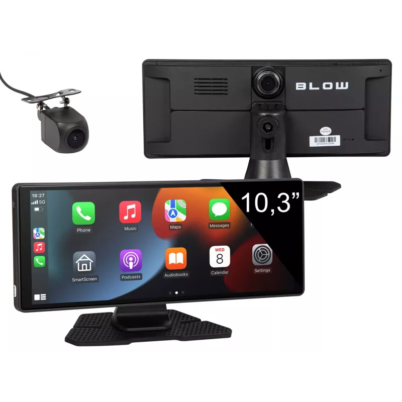 Multimedia Station BLOW Wireless CarPlay5.0 model 78-430# – draadloze Apple CarPlay multimedia-eenheid voor de auto