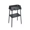 SEVERIN PG 8596 tafel-elektrogrill, 2000 W, rechthoekig rooster, zwart, draaiknop