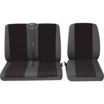 Autostoelbekleding PETEX bestuurdersstoel polyester rood/antraciet model 30071912