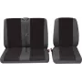 Autostoelbekleding PETEX bestuurdersstoel polyester rood/antraciet model 30071912