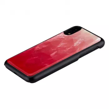 Telefoonhoesje iKins voor iPhone XR — pink lake en zwart tweekleurige beschermhoes
