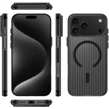 4smarts Design hoesje Aero voor iPhone 17 Pro Max, zwart (541642)