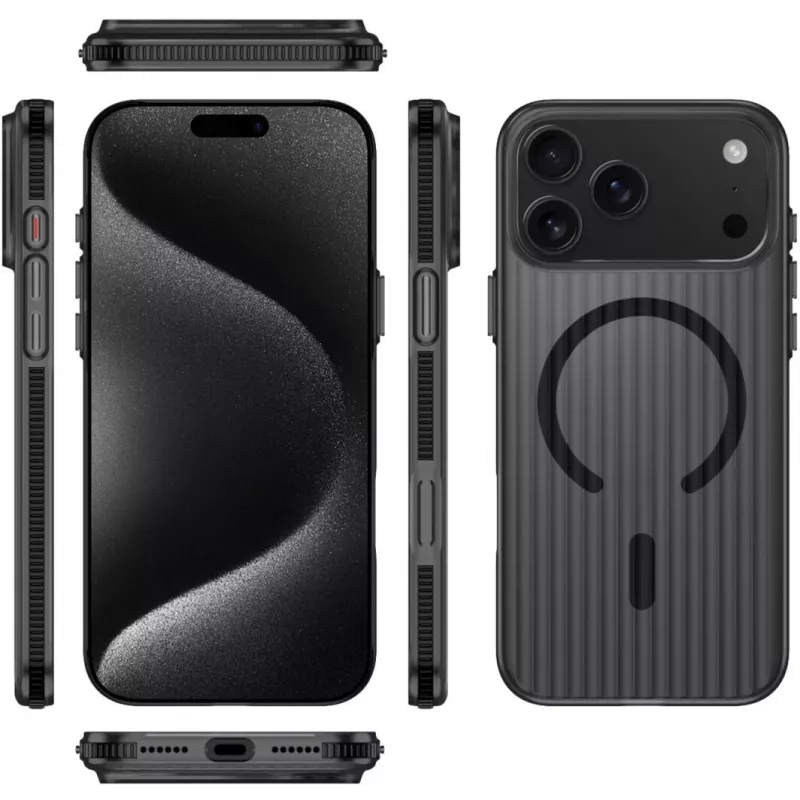 4smarts Design hoesje Aero voor iPhone 17 Pro Max, zwart (541642)