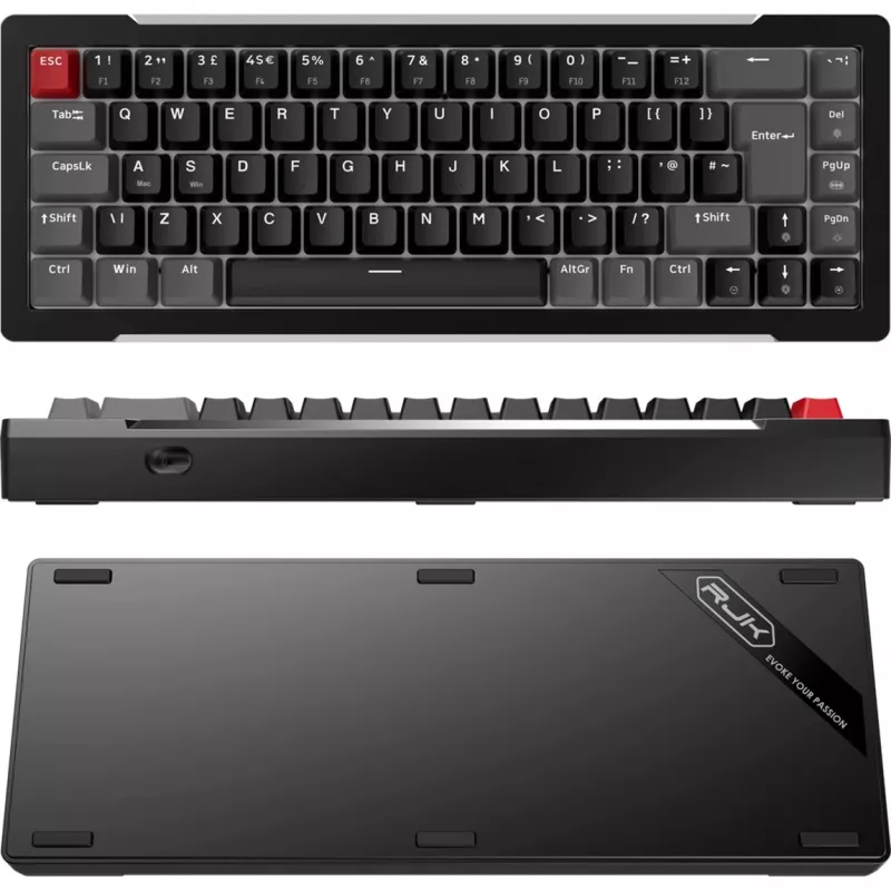 MGA-68, gaming-toetsenbord zwart, DE-layout, Hejin Magnetic Yellow