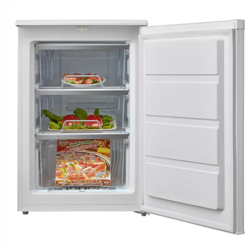 Midea vriezer | MDRD129FZE01 | Energie-efficiëntieklasse E | Tafelmodel | Vrijstaand | Hoogte 84,5 cm | Totaal netto inhoud 86 L | wit