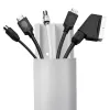 Aluminium kabelgoot MACLEAN MC-814 S, zilver – opbouw kabelgoot