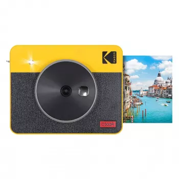 Sofortbildkamera Kodak Mini Shot 3 Retro C300R Geel — direct printen, compact ontwerp