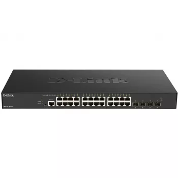 D-Link 24-poorts 10GBASE-T + 4-poorts 10/25G SFP28 smart managed switch