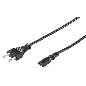 Goobay euro-netkabel 1.5 m zwart