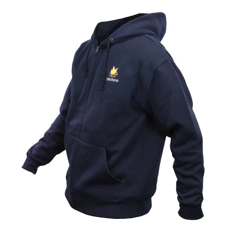 Caseking capuchon-zip-sweatshirt navy maat S