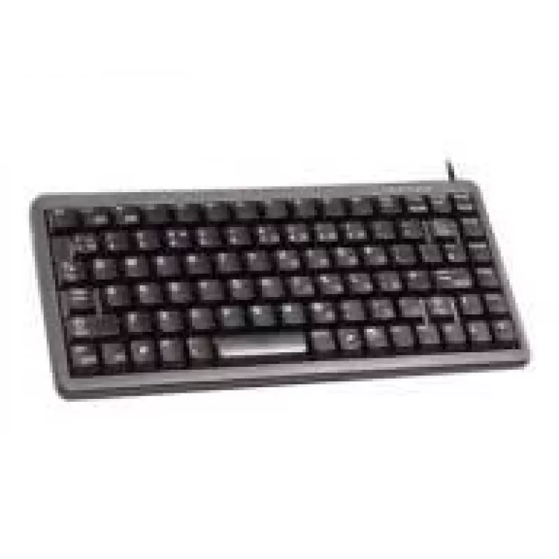 CHERRY Compact, combo (USB + PS/2), DE toetsenbord kantoor USB + PS/2 QWERTY zwart