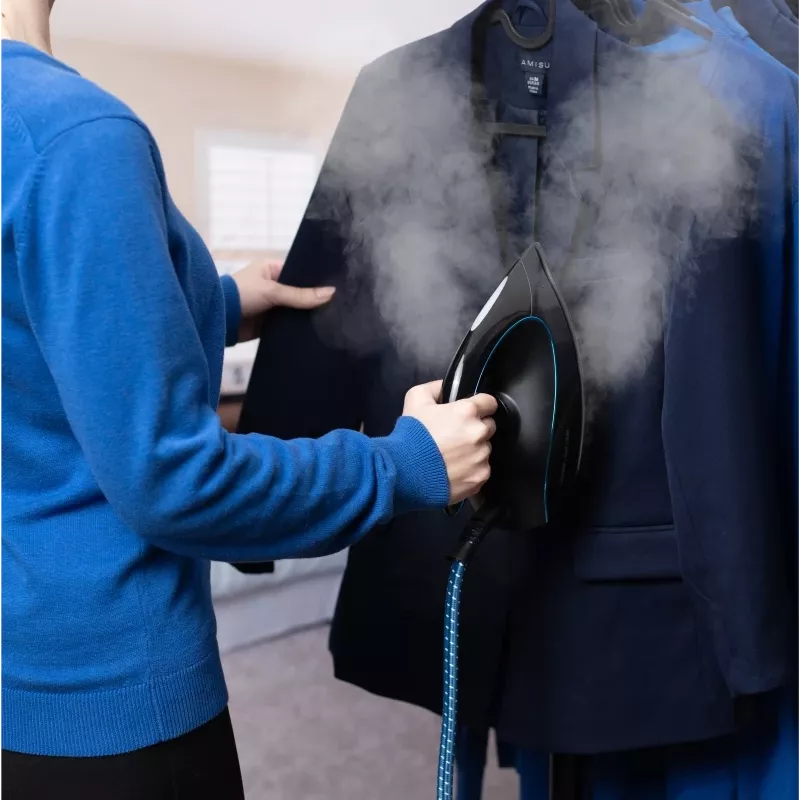 Strijkijzer Zelmer Aqua Steam ZIS5400 zwart-blauw