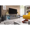 Cama TV-standaard TORO 158 grijs/grijs glanzend