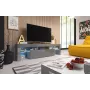 Cama TV-standaard TORO 158 grijs/grijs glanzend