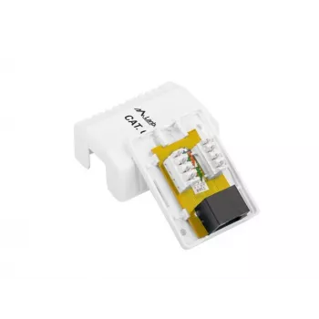 LANBERG aansluitdoos RJ-45 OU6-0001-W, Cat6, wit