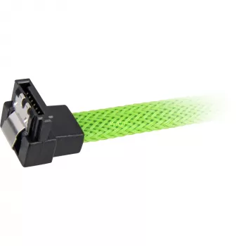 SATA-kabel Sharkoon SATA 3 0,45 m 7-pins zwart groen