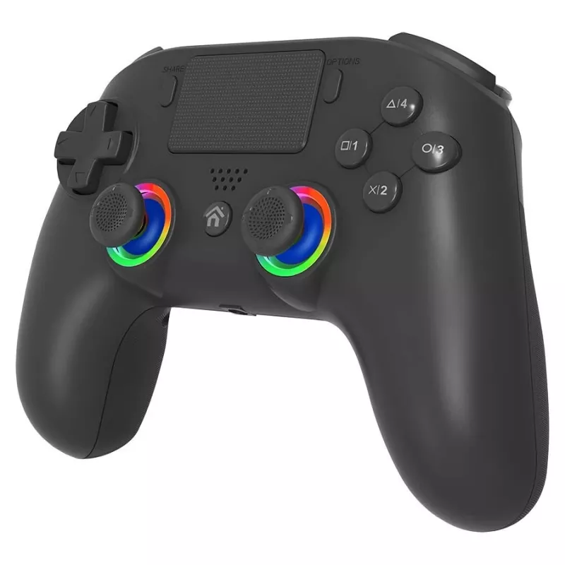 Gamepad Subsonic PS5 draadloze LED-controller zwart D-pad Home Opties Delen