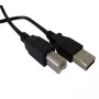 USB 2.0-kabel AM – BM, 1,8 m