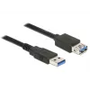 USB-kabel DeLOCK 85055 USB 3.2 Gen 1 1,5 m zwart