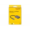 DeLOCK USB Type-C-kaartlezer aluminium SD Micro SD 5000 Mbit/s