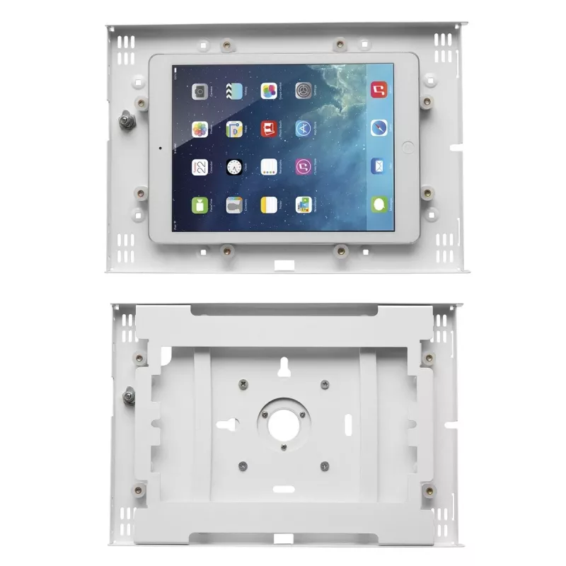 Tafelstandaard MACLEAN MC-909W in hoogte verstelbaar wit voor tablets en apparaten