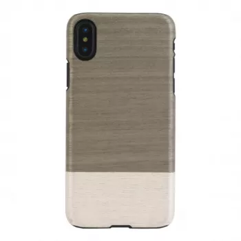 Smartphonehoesje man and wood voor iPhone X/XS – zwart, beschermende hardcase achterkant
