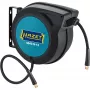 HAZET 9040N-13 - wandgemonteerde slanghaspel - automatisch - functioneel - zwart - blauw - kunststof - polymeer - wandgemonteerd