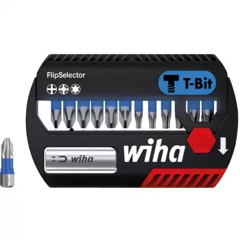 WIHA 41824 - bitset FlipSelector, 13-delig gemengd, 25 mm, T-bit (41824)