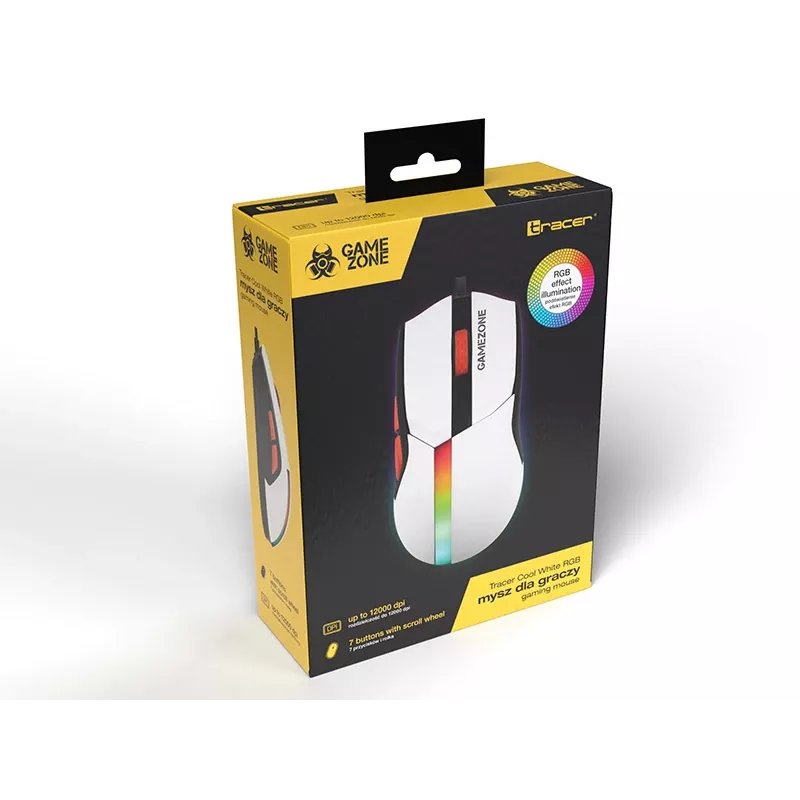 Muis Tracer 47417 Gamezone Cool White RGB USB