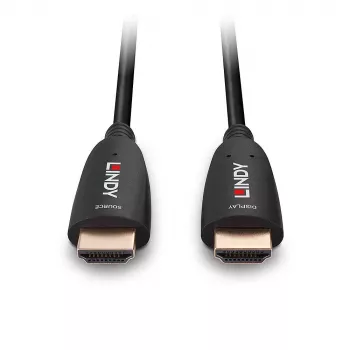 Lindy 10m glasvezel-hybride HDMI-8K60-kabel, 10 m, HDMI type A (standaard), HDMI type A (standaard), 48 Gbit/s, zwart