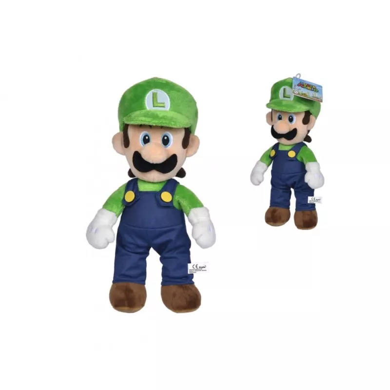 Super Mario, Luigi, knuffel 30 cm