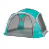 Event Dome Shelter XL, 4,5 x 4,5m, paviljoen lichtblauw/grijs