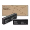 Verzegelde AGM-accu QOLTEC 12V 2,3Ah voor UPS- en back-upsystemen, max. ontlading 34,5A