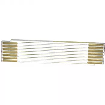 Duimstok STANLEY 0-35-458, hout, 2 m, 17 mm breed, wit/geel