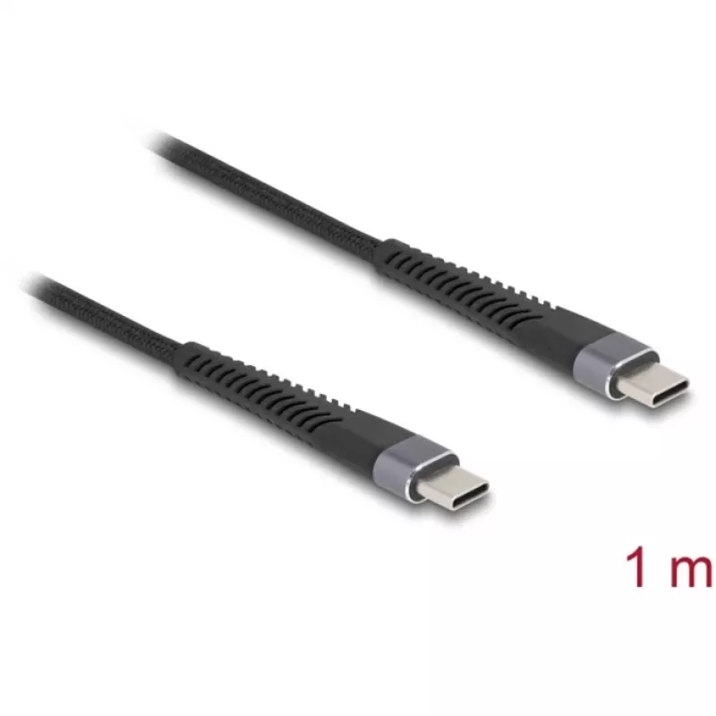 USB-kabel DeLOCK 81124 USB 2.0 1m USB C zwart