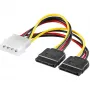 Goobay SATA-voedingsadapter 4-pin - 2x15-pin Molex