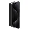 Belkin ScreenForce Pro - beeldschermbescherming voor mobiele telefoon - 2,5D - glas - met privacyfilter - glas - voor Apple iPhone 15 Pro Max (OVA150ZZ)