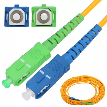 Netwerkkabel Extralink patchcord SC/APC-SC/UPC singlemode G652D 1 m