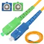 Netwerkkabel Extralink patchcord SC/APC-SC/UPC singlemode G652D 1 m
