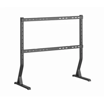 Vloer-TV-standaard GEMBIRD TVS-D90F-01 voor 45–90 inch televisies, staal, vaste hoogte, VESA 200x200–800x400, max. belasting 60 kg, 970×800×525 mm
