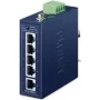 Unmanaged 5-poorts Gigabit Ethernet-switch PLANET IGS-500T-E (10/100/1000), blauw