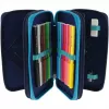 Herlitz TriCase Deep Ocean 31 stuks blauw polyester 190x70x115 mm