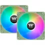 Thermaltake CT140 ARGB Sync behuizingsventilator 140 mm, 500–1500 tpm, Matcha Green, 2 stuks